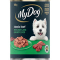 My Dog Adult Wet Dog Food Classic Loaf with Lamb & Liver Can 400g
