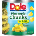 Dole Pineapple Chunks In Juice 432g