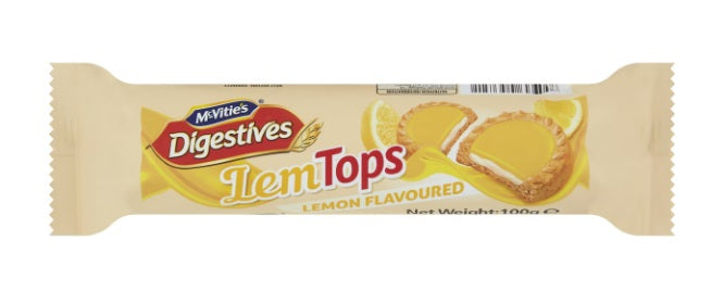 McVitie's Digestives Tops LemTops 100g***