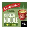 Continental Cup A Soup Original Chicken Noodle (4pk) 40g