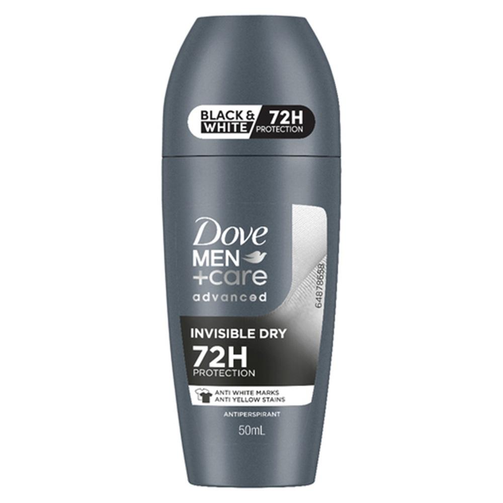Dove Men +Care Advanced Invisible Dry Roll On 72h Protection 50mL