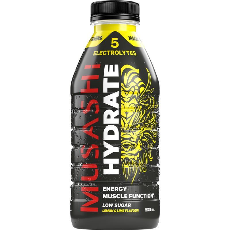 Musashi Hydrate Drink Lemon Lime | 600mL