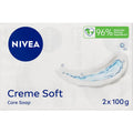 Nivea Crème Soft Care Body Soap Twin Pack 100g x 2 pack