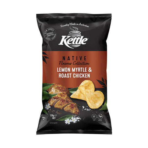 Kettle Native Lemon Myrtle & Roast Chicken 150g