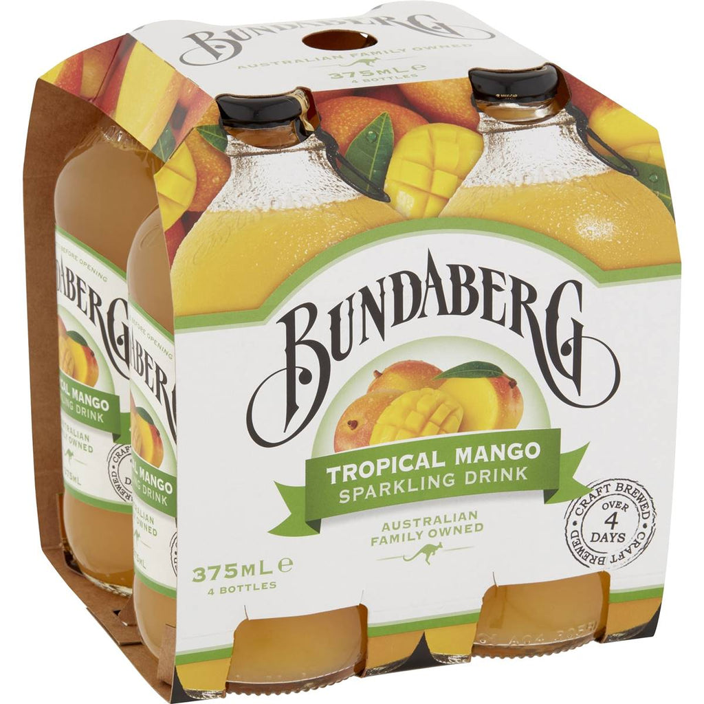 Bundaberg (4pk) Tropical Mango 375ml