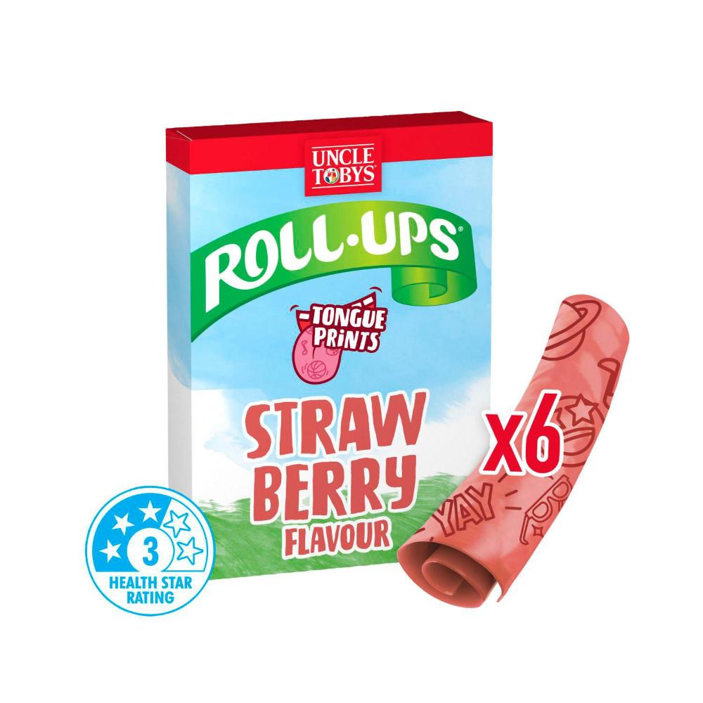 Uncle Tobys Groovy Grape Roll Ups School Lunchbox Snacks  94g