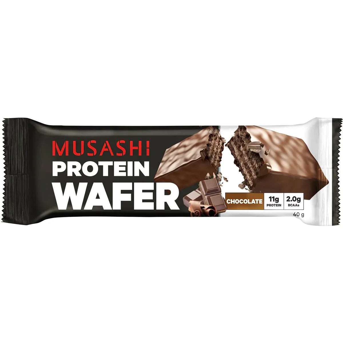 Musashi Wafer Protein Bar Chocolate 40g