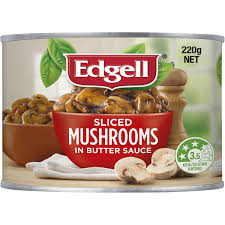 Edgell Sliced Mushrooms in Butter Sauce  220g