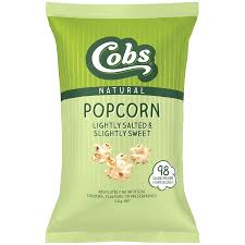 Cobs Lightly Salted Slightly Sweet Popcorn 120g