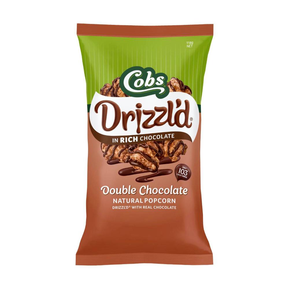 Cobs Drizzld Popcorn Double Chocolate | 118g