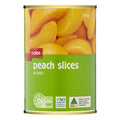 Coles Fruit Peach Slices in Juice 410g