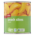 Coles Australian Peach Slices In Juice | 825g