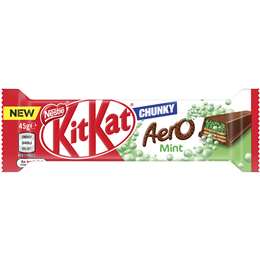Nestle Bar Kit Kat Chunky Aero Mint 45g