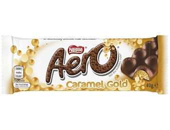 Nestle Bar Aero Caramel Gold 40g