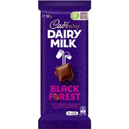 Cadbury Block Black Forest 180g