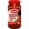 Leggo's Pasta Sauce Bolognese Red Wine, Chunky Tomato & Herbs 500g
