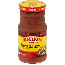 Old El Paso Taco Sauce Hot 200g - do not reorder