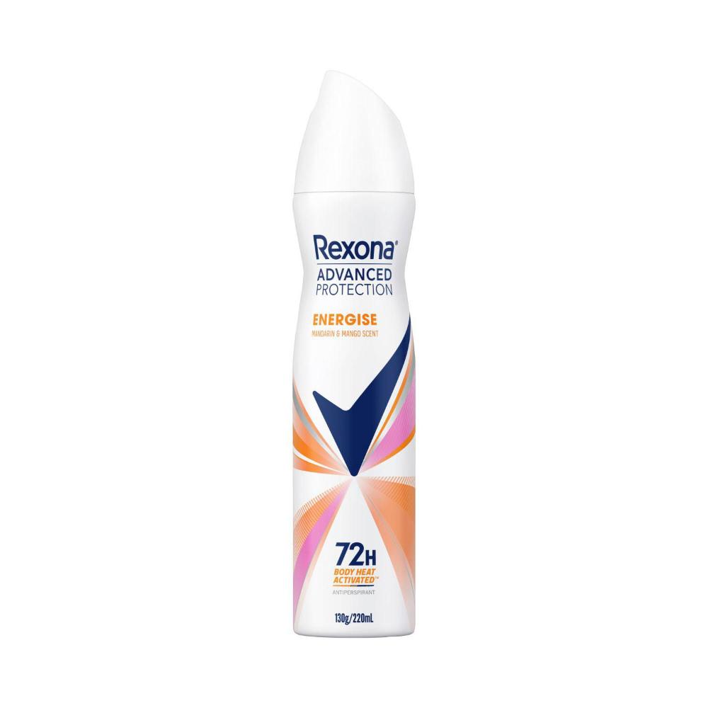 Rexona Women Deodorant 72hr Advanced Aerosol Energise 220mL