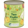 Woolworths Fruit Two Fruits in Syrup 820g