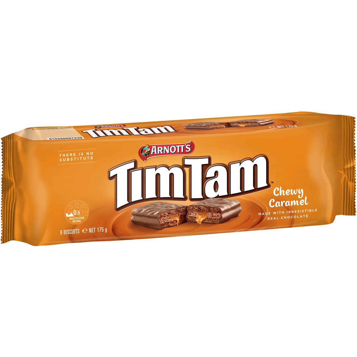 Arnott's Tim Tam Chocolate Biscuits Caramel 175g