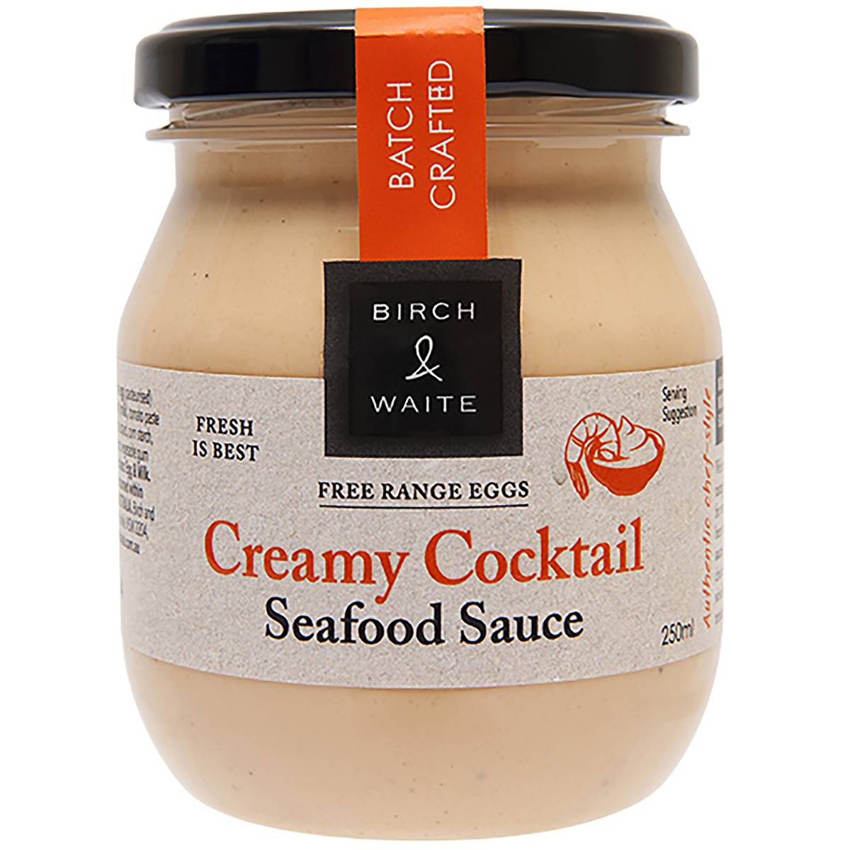 Birch & Waite Seafood Sauce Creamy Cocktail 250ml - do not reorder
