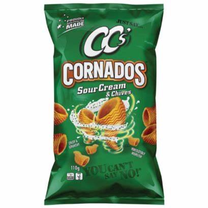 CC's Cornados Sour Cream & Chives 110g