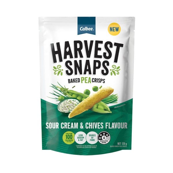 Harvest Snap Pea Sour Cream And Chives  120g