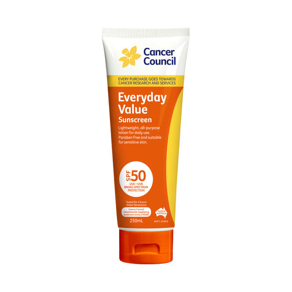 Cancer Council Everyday Value SPF50+ Sunscreen 250ml