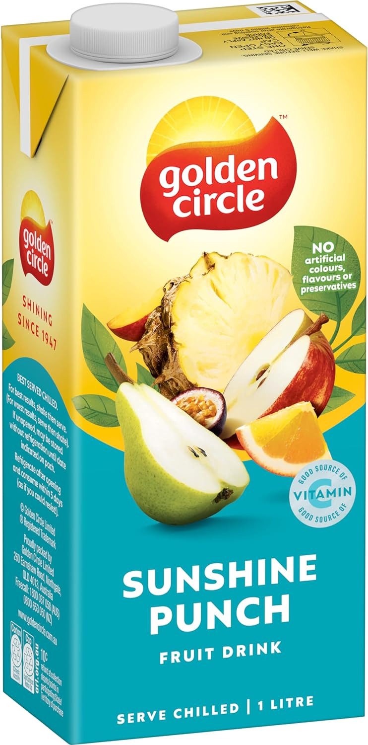 Golden Circle Fruit Drink Sunshine Punch 1L - do not reorder