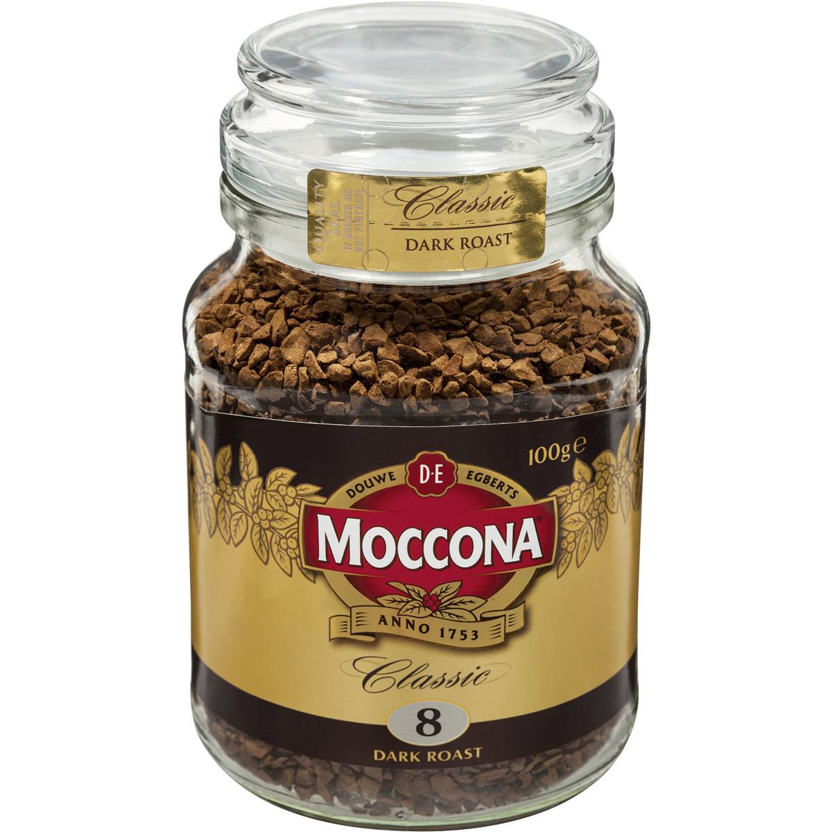 Moccona Classic Dark Roast Instant Coffee  100g