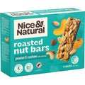 Approaching or Just Over Best Before Date : Nice & Natural Nut Bars Peanut & Cashew with  Milk Choc (6pk) 192g
