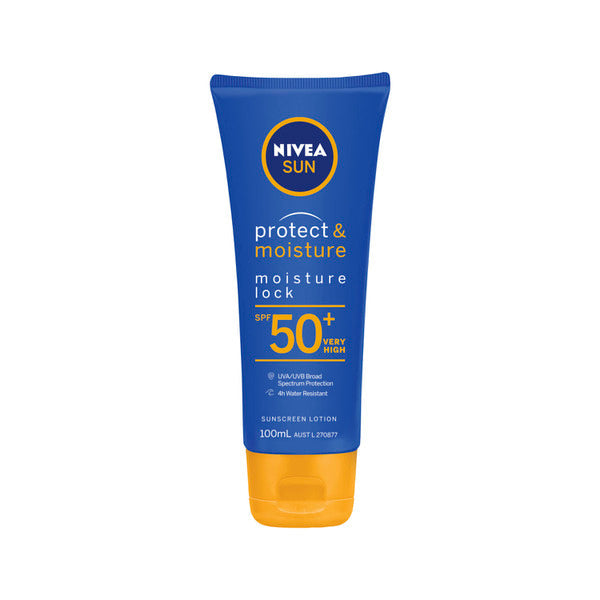Nivea Sun Protect & Moisture Moisture Lock SPF50+ Sunscreen Lotion  100mL