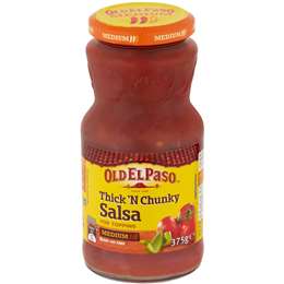 Old El Paso Salsa Thick N Chunky Medium 375g - do not reorder