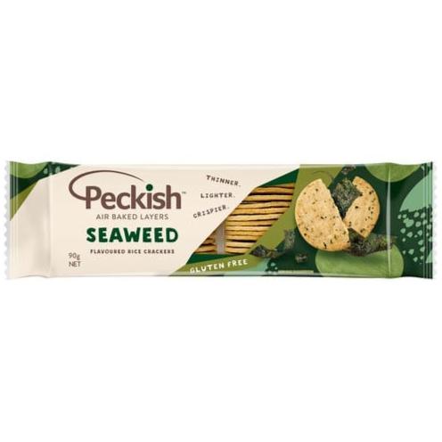 Peckish Crackers Seaweed 90g**