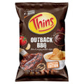 Thins Chips Outback BBQ 150g
