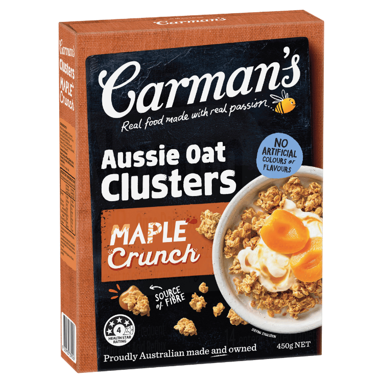 Carman's Aussie Oat Clusters Maple Crunch | 450g