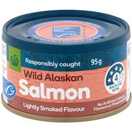 Woolworths Wild Alaskan Salmon Naturally Smoked 95g
