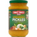 Three Threes Spreadable Sweet Mustard Pickles 390g