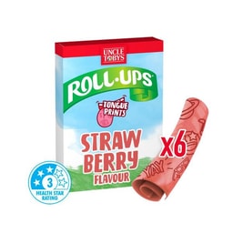 Uncle Tobys Rainbow Berry Berry Roll Ups School Lunchbox Snacks