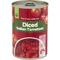 Woolworths Diced Italian Tomatoes 400g
