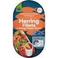 Woolworths herring fillets in mango pepper sauce 200g