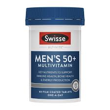 Swisse Ultivite Men's 50+ Multivitamin With Key Nutrients 90 pack